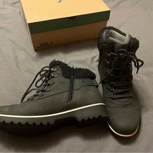 JBU Black Water Resistant Ankle Boots